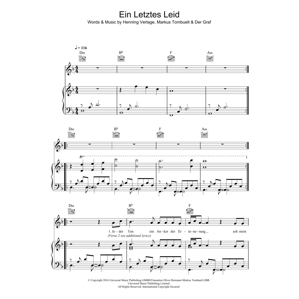 Ein Letztes Lied